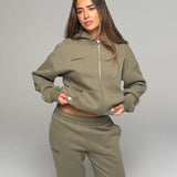SIGNATURE OVERSIZED ZIP HOODIE