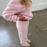 SNOW BUNNY FLARED JOGGERS