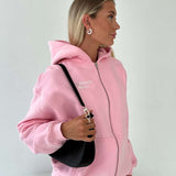 I ♥ FITBERRY OVERSIZED ZIP HOODIE