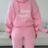 I ♥ FITBERRY OVERSIZED ZIP HOODIE