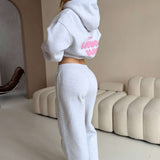 LOUNGE CLUB FLARED LEG JOGGERS