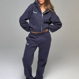 SIGNATURE OVERSIZED ZIP HOODIE