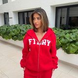 SÒL EDIT OVERSIZED ZIP HOODIE