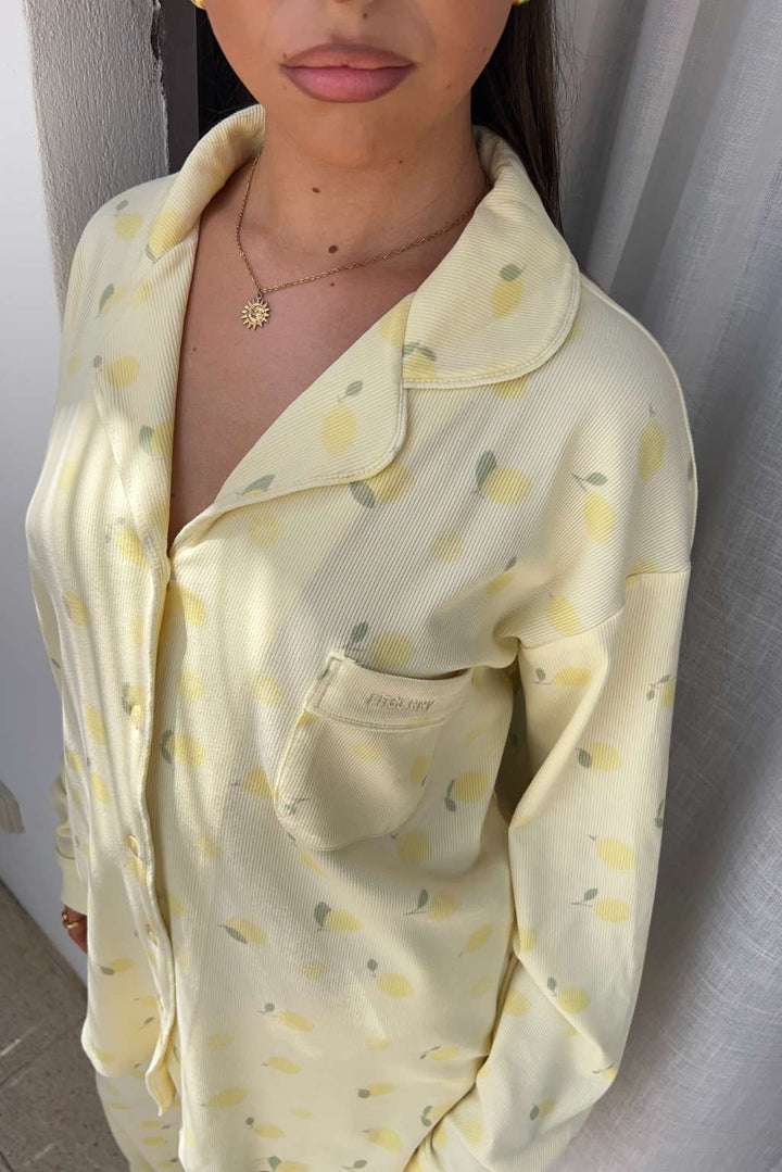 CITRUS BLOOM PYJAMAS SHIRT