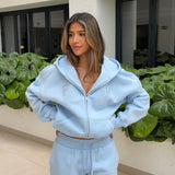 SÒL EDIT OVERSIZED ZIP HOODIE