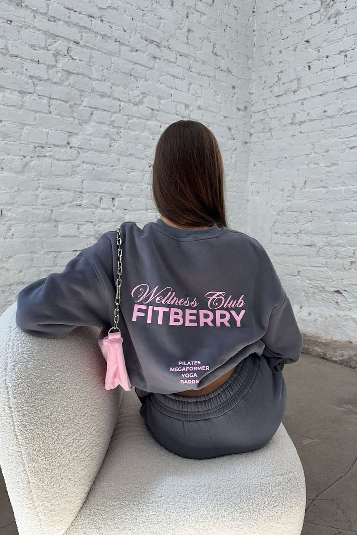 SOLD OUT - WELLNESS CLUB OVERSIZED CREWNECK