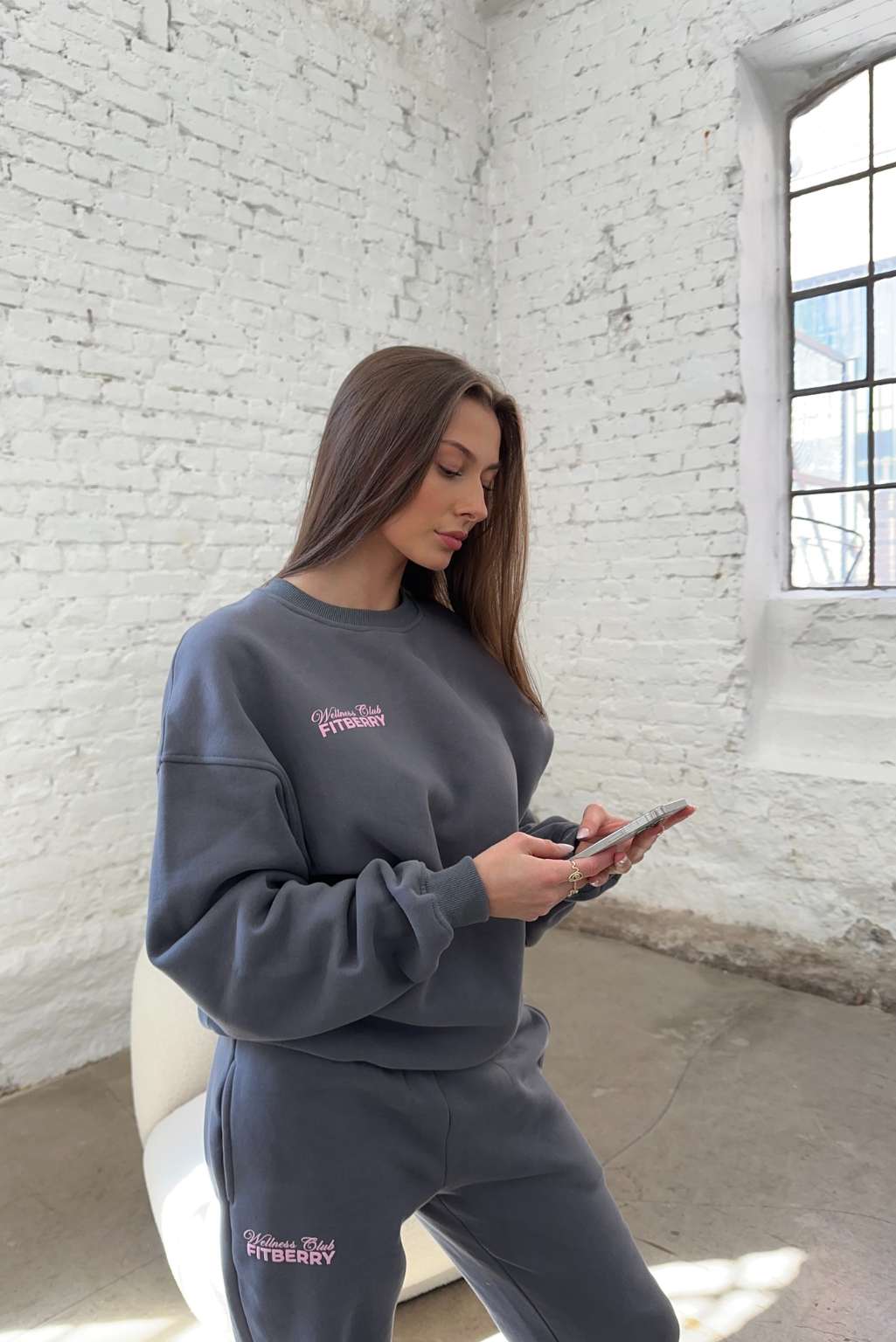 SOLD OUT - WELLNESS CLUB OVERSIZED CREWNECK