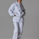 SPORTS STUDIO OVERSIZED ZIP HOODIE