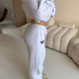 LOUNGE CLUB FLARED LEG JOGGERS