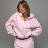 SIGNATURE OVERSIZED ZIP HOODIE