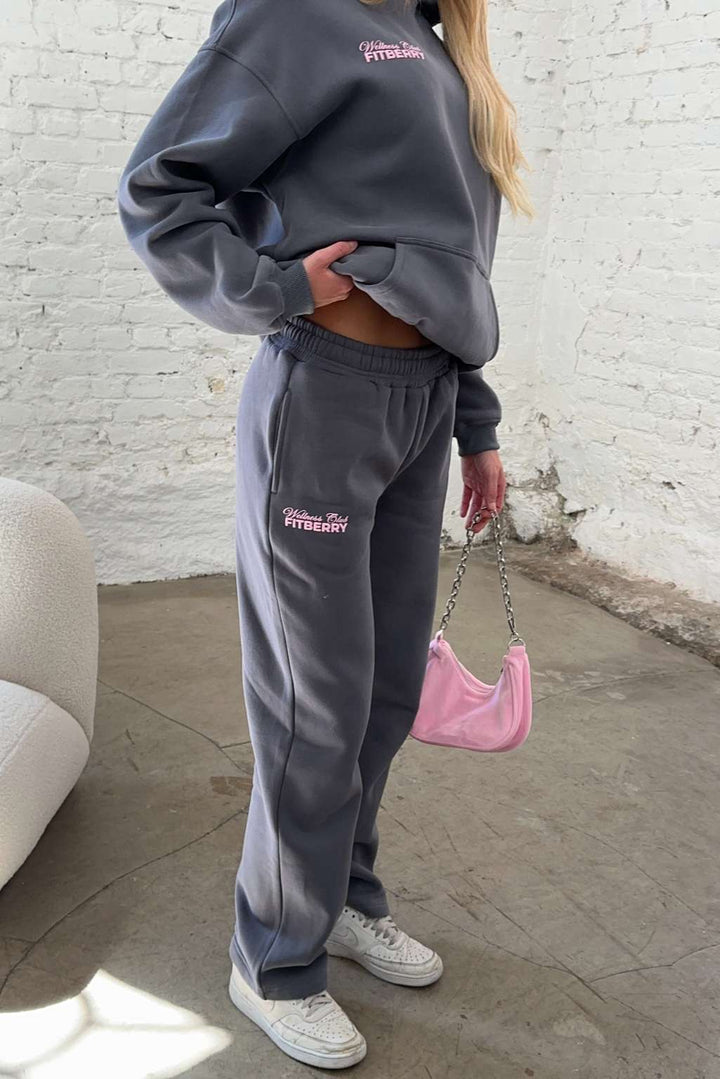 SOLD OUT - WELLNESS CLUB STRAIGHT LEG JOGGERS