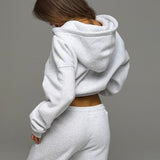 SIGNATURE OVERSIZED ZIP HOODIE