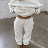 SNOW BUNNY FLARED JOGGERS