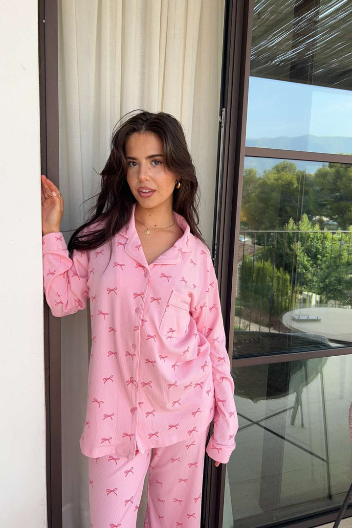 RIBBON BLISS PYJAMAS SHIRT