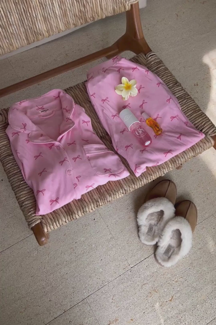 RIBBON BLISS PYJAMAS SHIRT